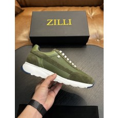 Zilli 이탈리아 남성 수제 송아지 가죽 구두 001-191758