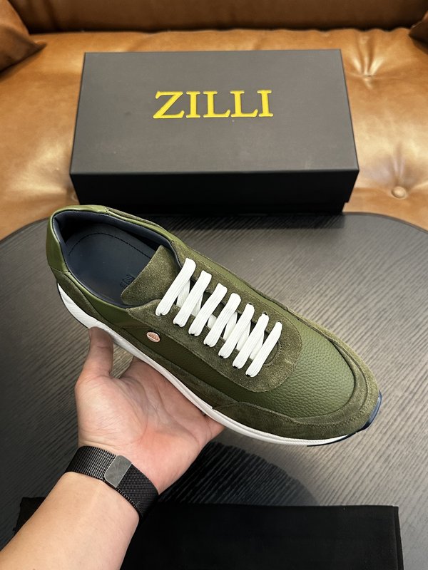 Zilli 이탈리아 남성 수제 송아지 가죽 구두 001-191758