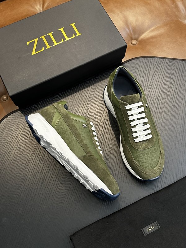 Zilli 이탈리아 남성 수제 송아지 가죽 구두 001-191758
