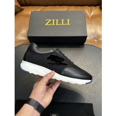 Zilli 이탈리아 남성 수제 송아지 가죽 구두 001-191759