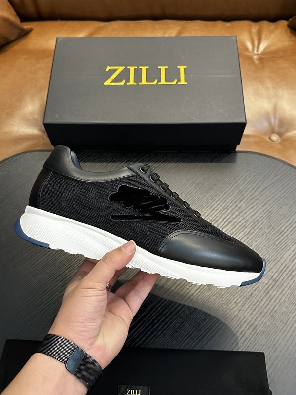 Zilli 이탈리아 남성 수제 송아지 가죽 구두 001-191759