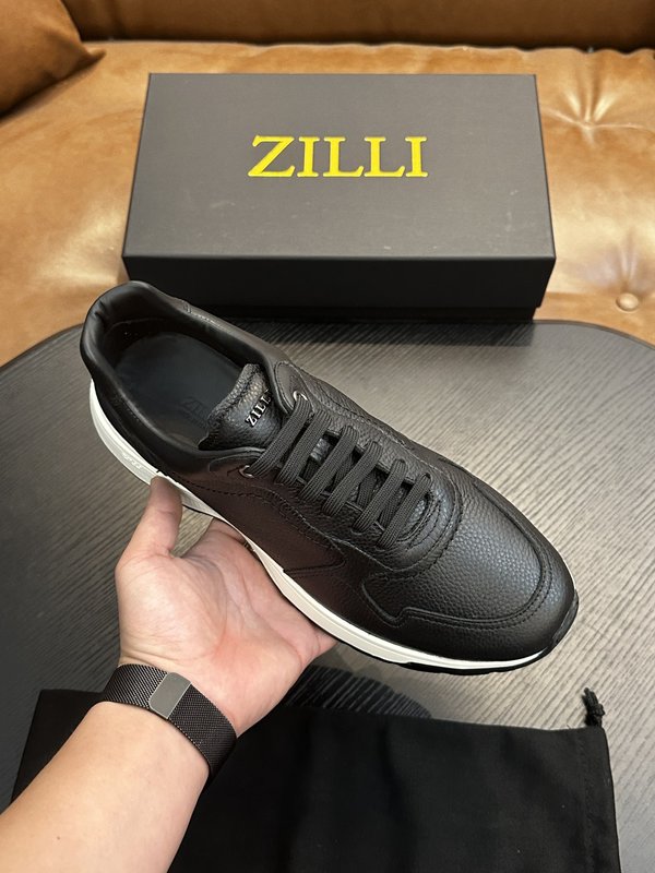 Zilli 이탈리아 남성 수제 송아지 가죽 구두 001-191763