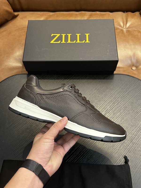 Zilli 이탈리아 남성 수제 송아지 가죽 구두 001-191765