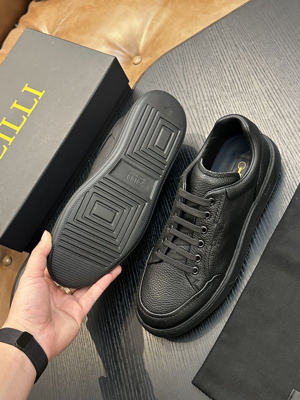 Zilli 이탈리아 남성 수제 송아지 가죽 구두 001-191766