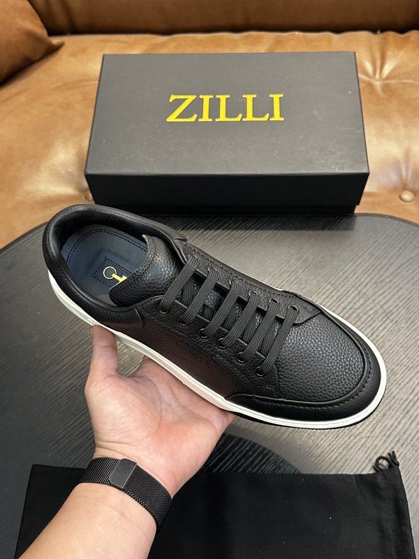 Zilli 이탈리아 남성 수제 송아지 가죽 구두 001-191767
