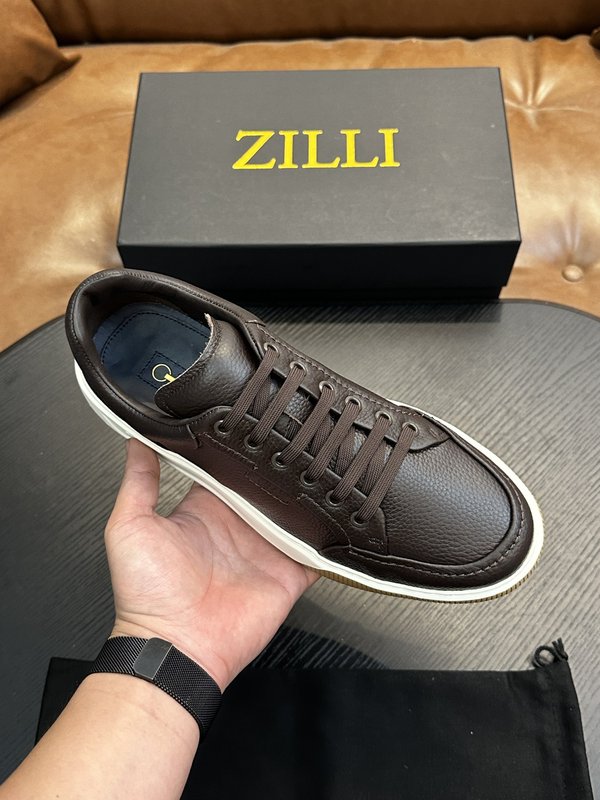 Zilli 이탈리아 남성 수제 송아지 가죽 슈즈 001-191768
