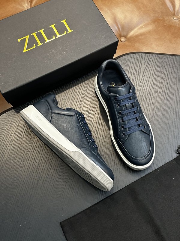 Zilli 이탈리아 남성 수제 송아지 가죽 구두 001-191769