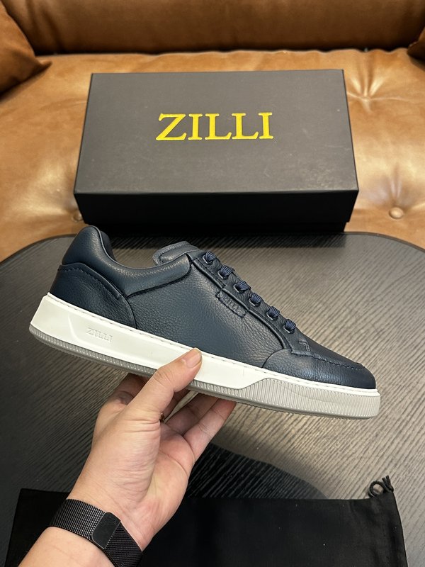 Zilli 이탈리아 남성 수제 송아지 가죽 구두 001-191769