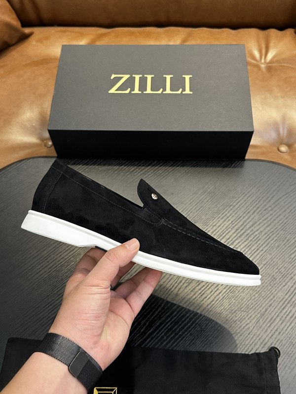 Zilli 이탈리아 남성 수제 송아지 가죽 구두 001-191778