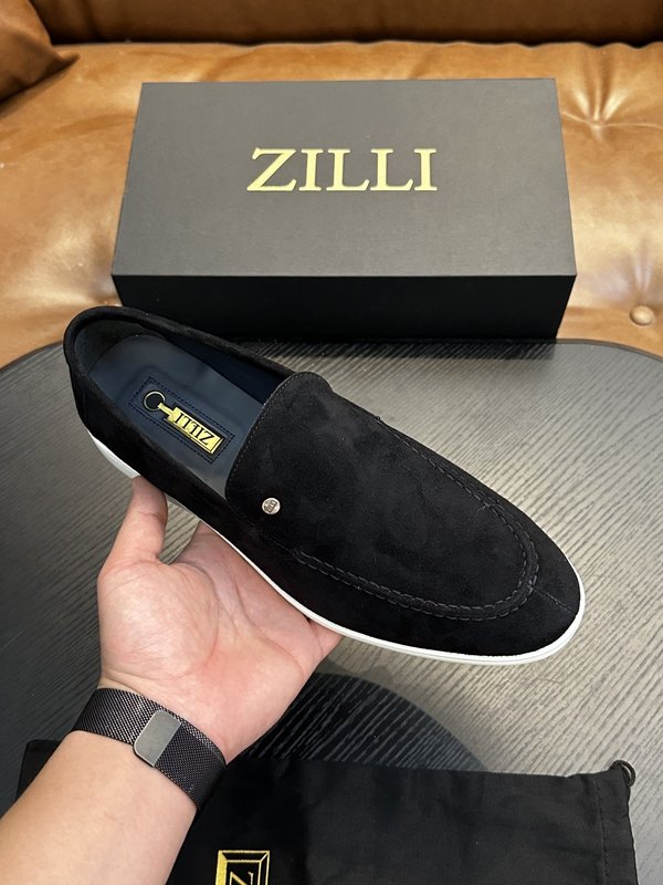 Zilli 이탈리아 남성 수제 송아지 가죽 구두 001-191778