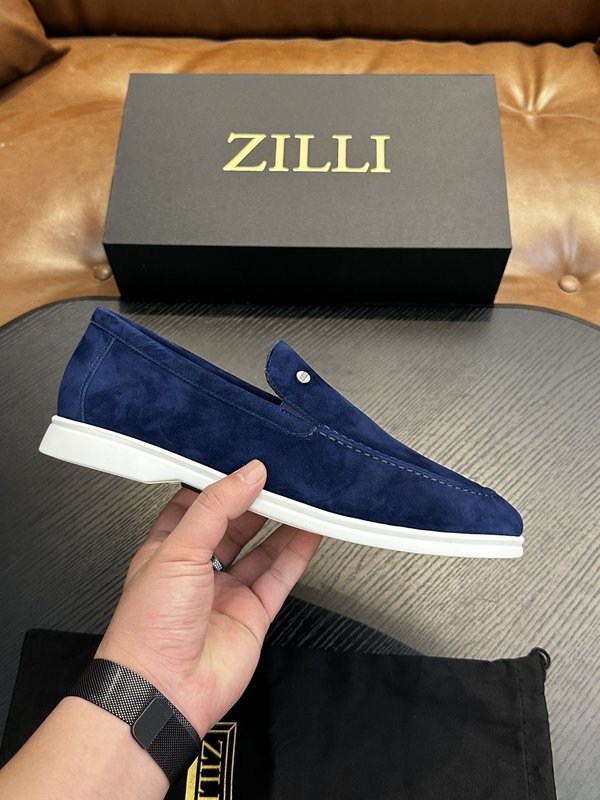 Zilli 이탈리아 남성 수제 송아지 가죽 구두 001-191779