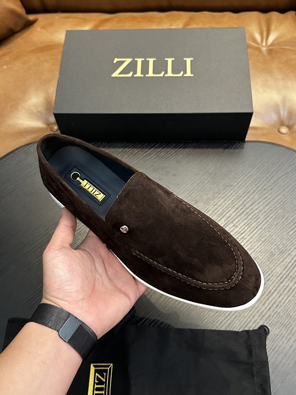 Zilli 이탈리아 남성 수제 송아지 가죽 구두 001-191780