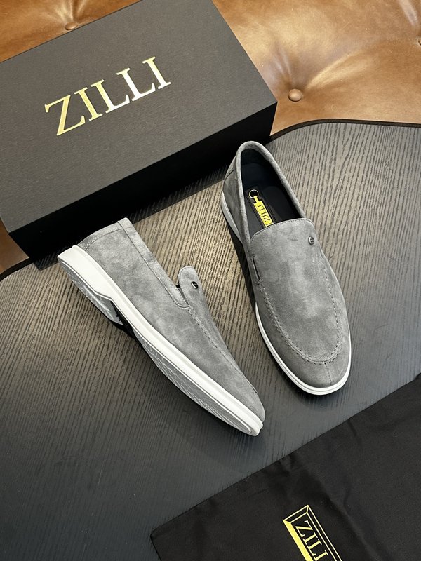 Zilli 이탈리아 남성 수제 송아지 가죽 구두 001-191782
