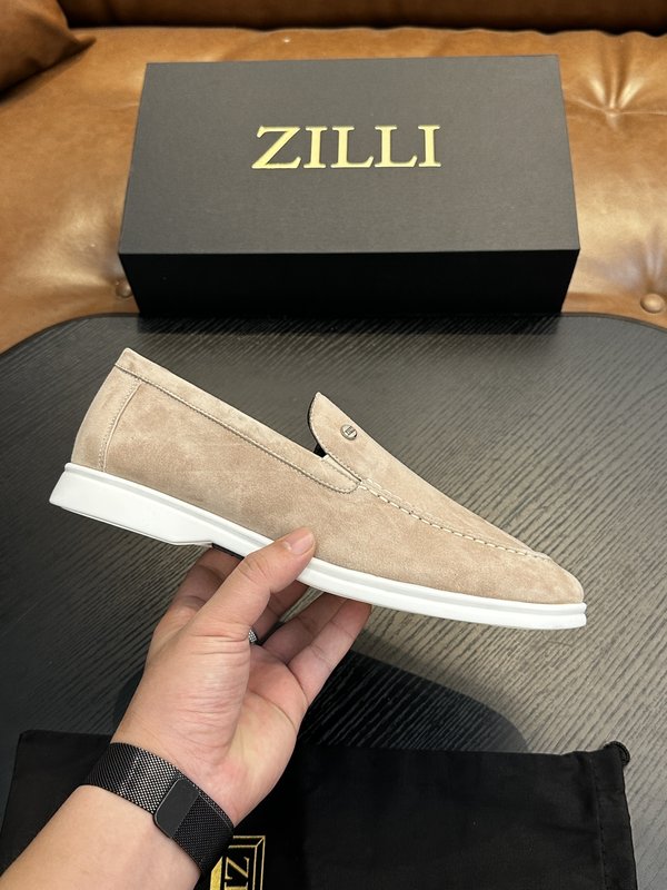 Zilli 이탈리아 남성 수제 송아지 가죽 구두 001-191783