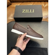 Zilli 이탈리아 남성 수제 송아지 가죽 구두 001-191786