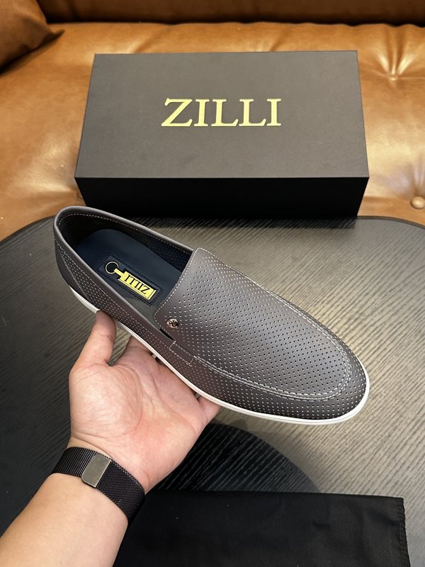 Zilli 이탈리아 남성 수제 가죽 구두 001-191787