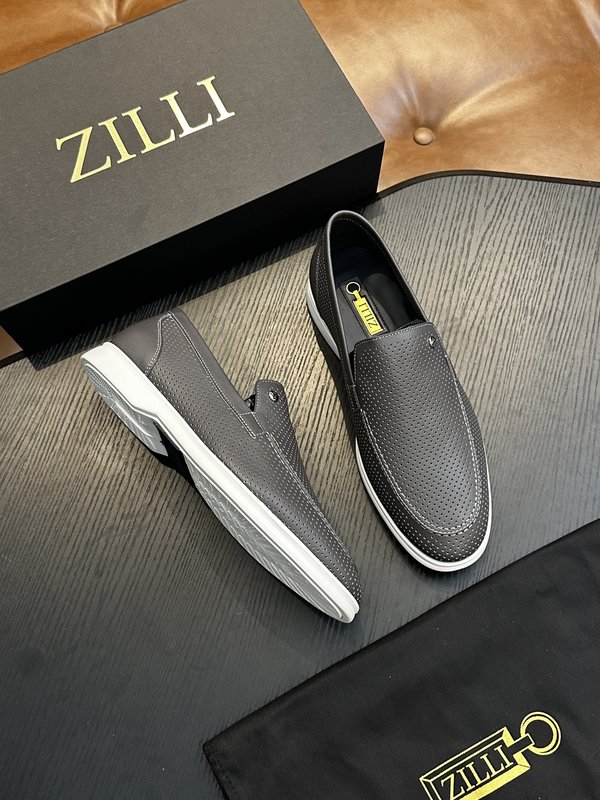 Zilli 이탈리아 남성 수제 가죽 구두 001-191787
