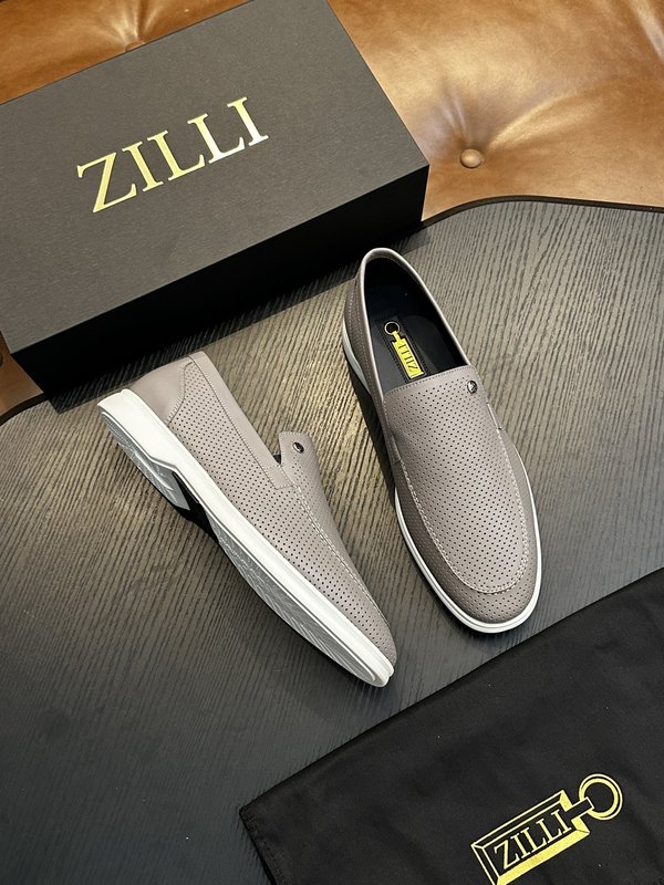 Zilli 이탈리아 남성 수제 송아지 가죽 슈즈 001-191788
