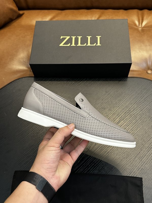Zilli 이탈리아 남성 수제 송아지 가죽 슈즈 001-191788