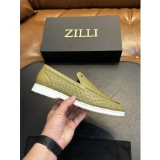 Zilli 이탈리아 남성 수제 송아지 가죽 로퍼 001-191789