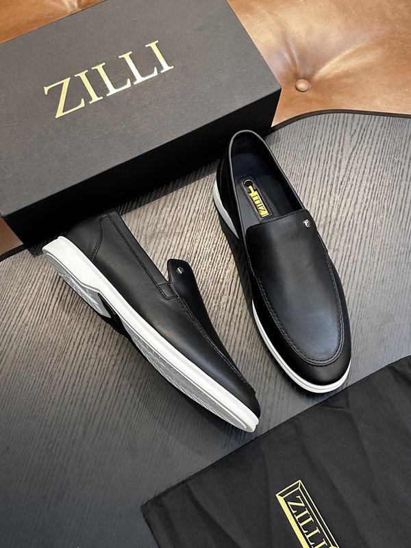 Zilli 이탈리아 수제 송아지 가죽 남성 구두 001-191796