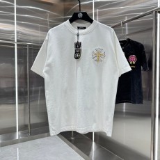 크롬하츠 봄여름 프리미엄 자수 반팔 티셔츠 001-191971
