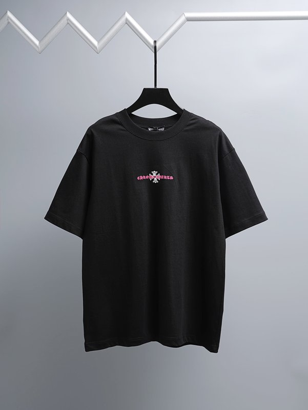 크롬하츠 2026 봄여름 순면 자수 티셔츠 001-192037