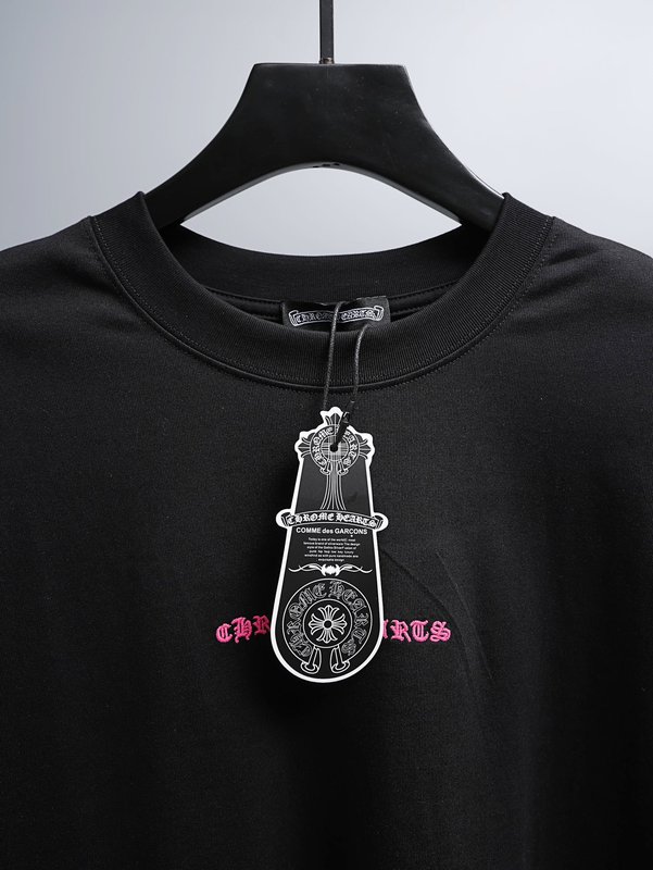 크롬하츠 2026 봄여름 순면 자수 티셔츠 001-192037
