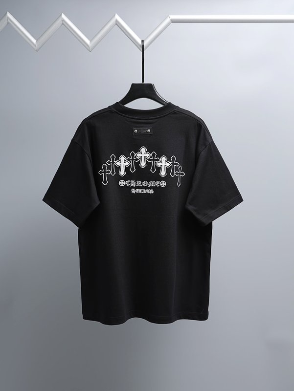 크롬하츠 2026 봄여름 순면 자수 티셔츠 001-192037