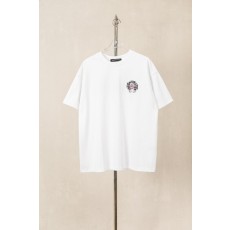 크롬하츠 클래식 자수 로고 라운드 티셔츠 001-192047