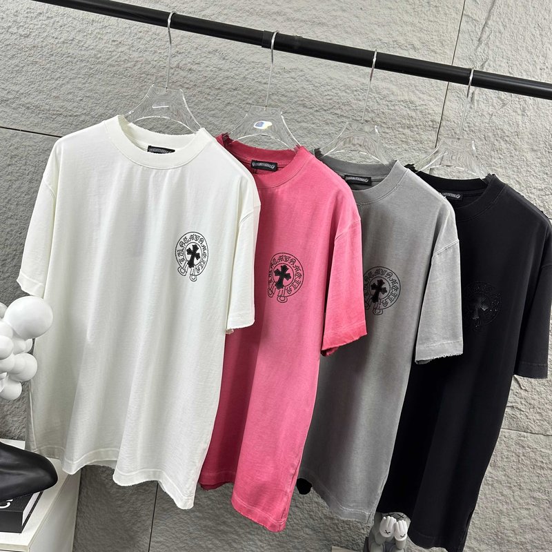 크롬하츠 빈티지 워싱 반팔 티셔츠 001-192120