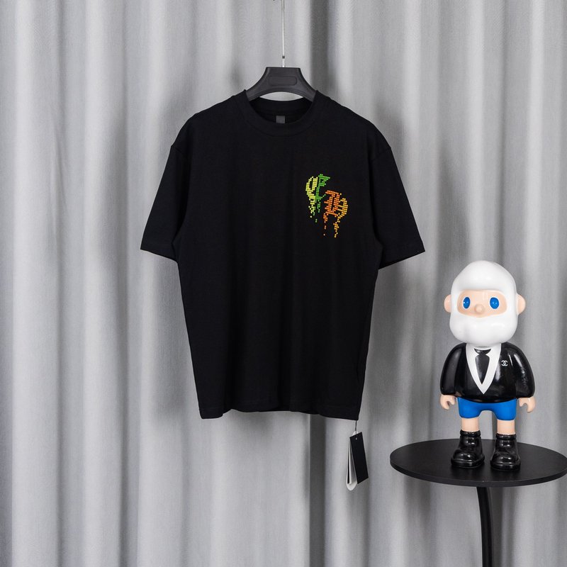 크롬하츠 26SS春夏 유니섹스 루즈핏 면 티셔츠 001-192148