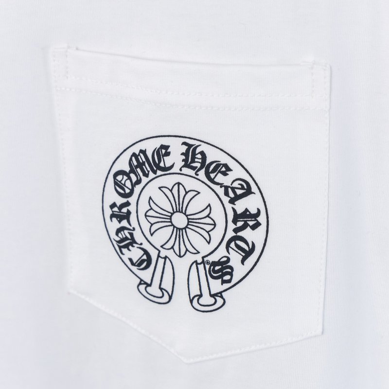 크롬하츠 26SS春夏 루즈핏 면 반팔 티셔츠 001-192160