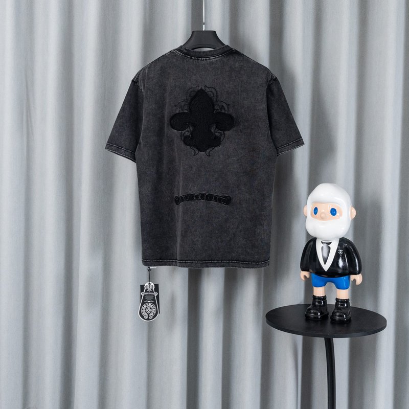 크롬하츠 26SS 봄여름 루즈핏 코튼 반팔 티셔츠 001-192167