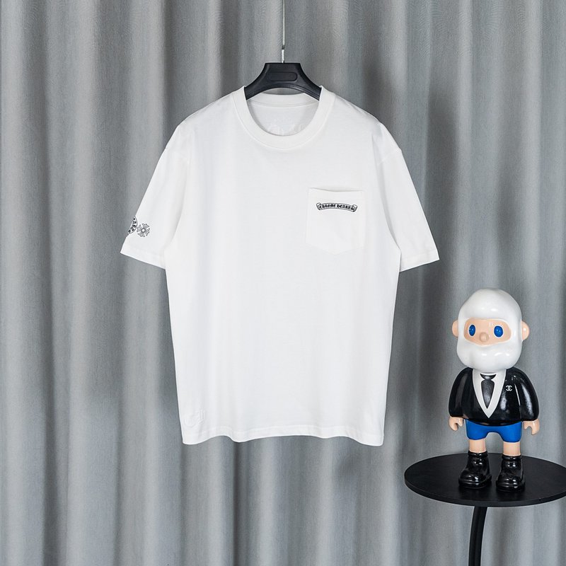 크롬하츠 26SS 남녀공용 순면 반팔 티셔츠 001-192172