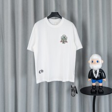 크롬하츠 26SS 봄여름 순면 루즈핏 반팔 티셔츠 001-192174