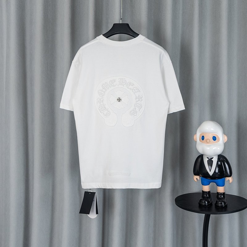 크롬하츠 26SS春夏 루즈핏 순면 티셔츠 001-192177