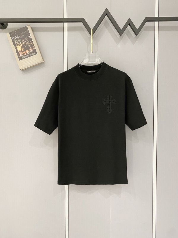 크롬하츠 중량감 순면 에이징 반팔 티셔츠 001-192191