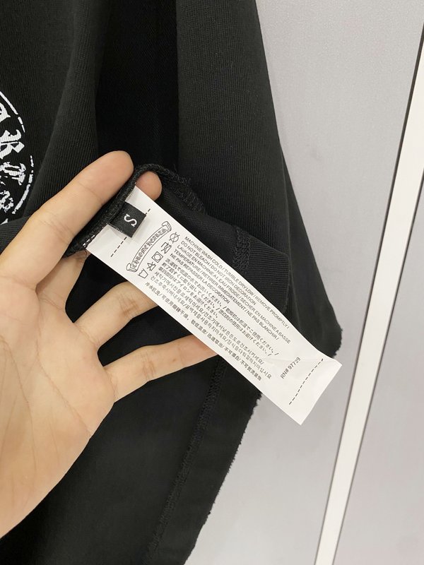 크롬하츠 중량감 순면 빈티지 가공 반팔 티셔츠 001-192200