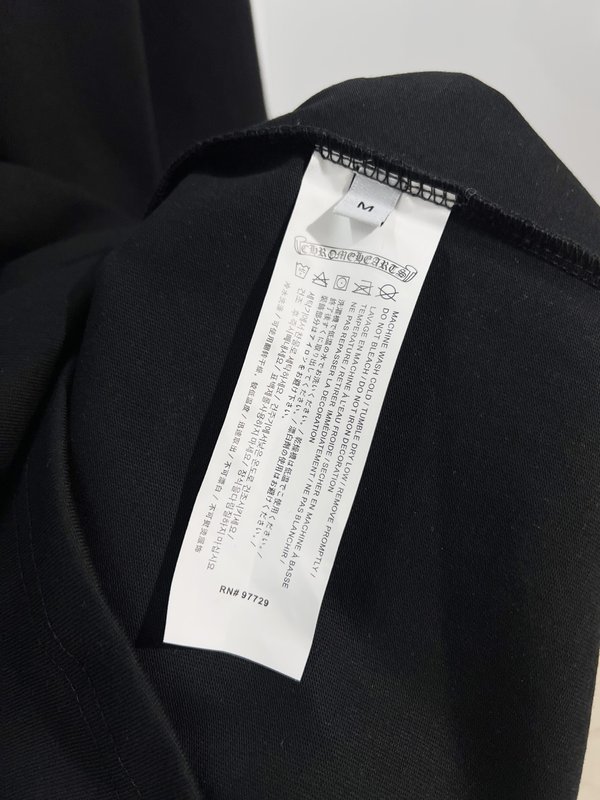 크롬하츠 고품질 라운드넥 반팔 티셔츠 001-192216
