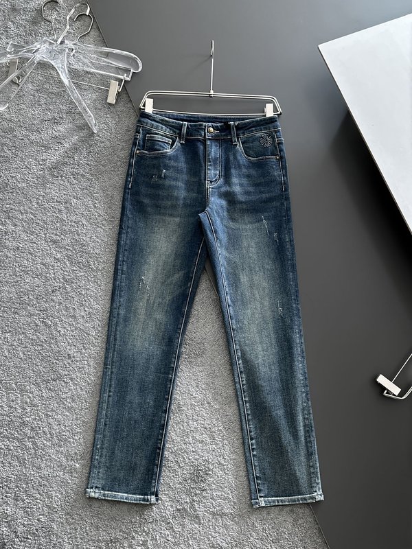 크롬하츠 남성 빈티지 워싱 데님 진 001-192226