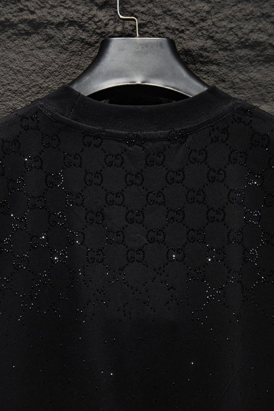 Gucci 라인스톤 오버사이즈 반팔 티셔츠 001-192231