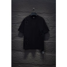 크롬하츠 25SS 오버사이즈 라인스톤 반팔 티셔츠 001-192248