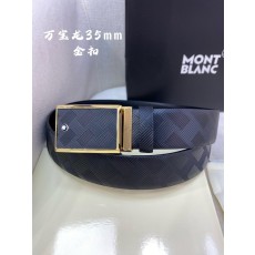 몽블랑 소 가죽 핀 버클 비즈니스 벨트 001-192309