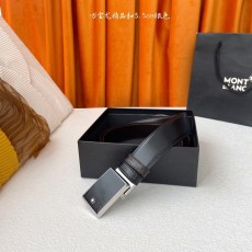 몬블랑 남성용 수입 소가죽 벨트 001-192313