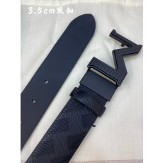 몽블랑 3.5cm 소 가죽 핀 버클 벨트 001-192323