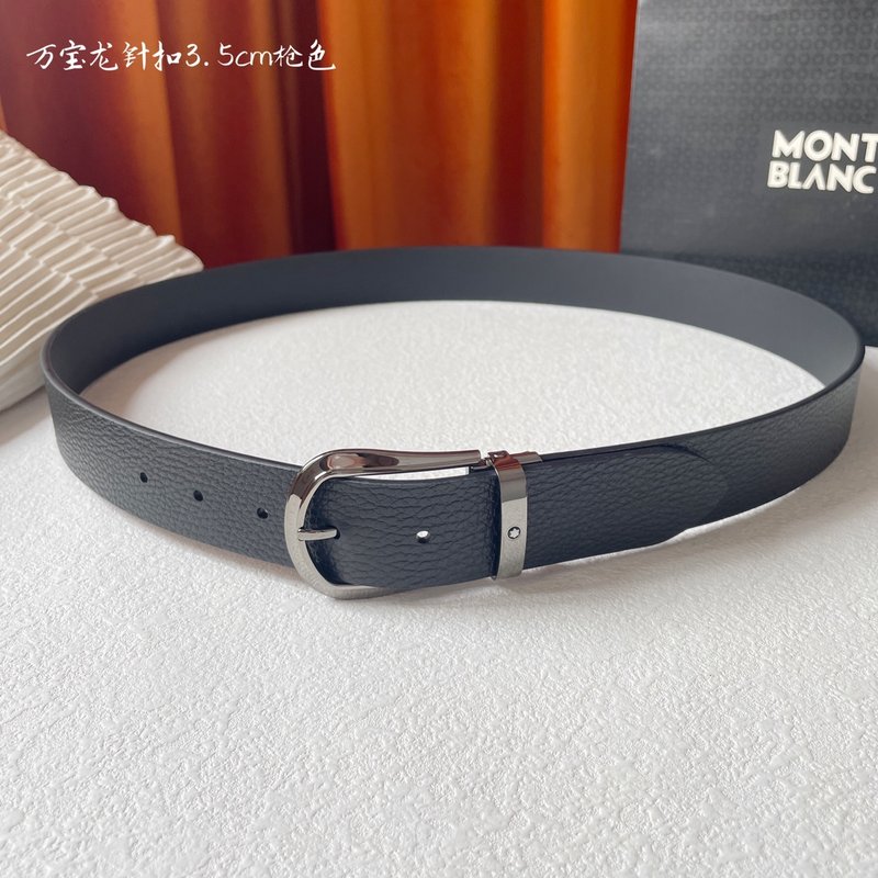 몬블랑 남성용 수입 소가죽 벨트 001-192369