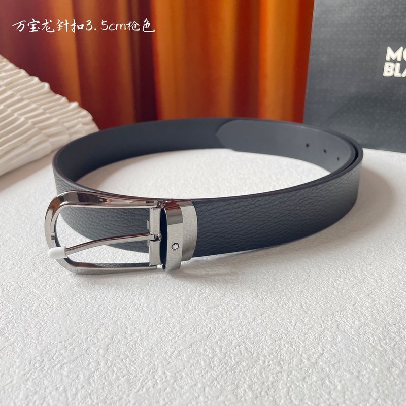 몬블랑 남성용 수입 소가죽 벨트 001-192369