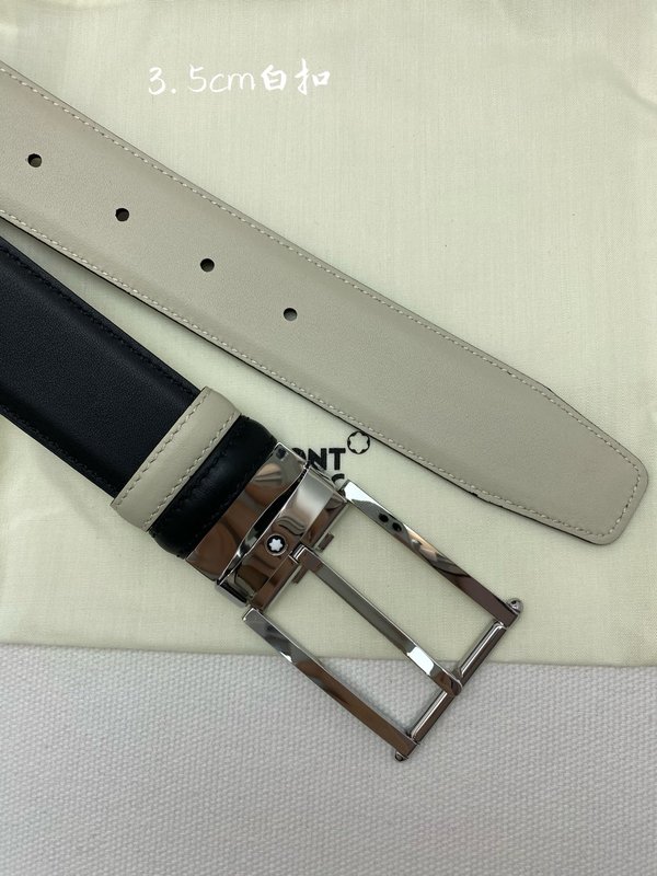 몽블랑 비즈니스 캐주얼 탑 레이어 소가죽 벨트 001-192371