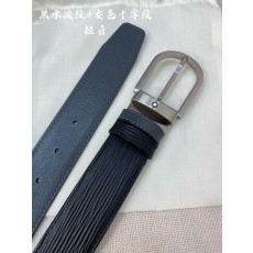 몽블랑 비즈니스 캐주얼 가죽 벨트 핀 버클 001-192377